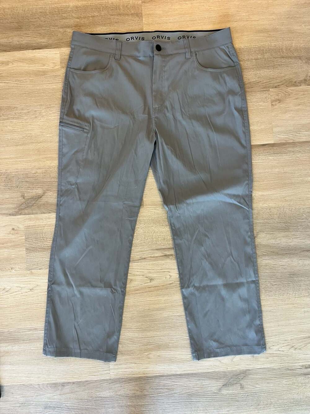 Orvis, Tech Hiking Pants, Outdoors, Performance Stretch, Gray, 40x29